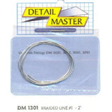 DETAIL MASTER 1/24-1/25 2ft. Braided Line #1 (.020")