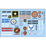 GOFER 1/24-1/25 Armed Services Military Logos