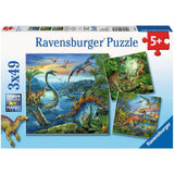 3x-49-PIECE Dinosaur Fascination PUZZLE