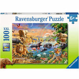 RAVENSBURGER 100-PIECE Savannah Jungle Waterhole