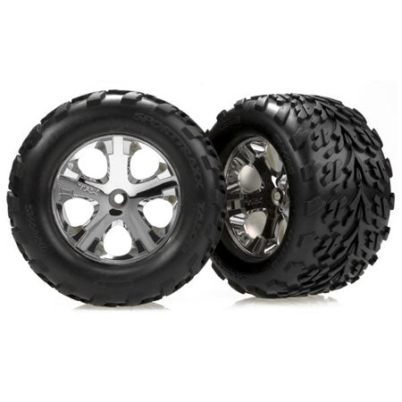 TRAXXAS TIRES/WHLS ASSM FR 2.8