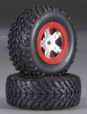 TRAXXAS T&W SCT MOUNTED TIRES