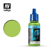 VALLEJO 17ml Bottle Green Fluorescent Mecha Color