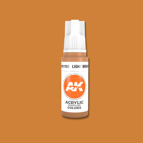 AKI Light Brown 3G Acrylic Paint 17ml Bottle