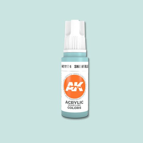 AKI Snow Blue 3G Acrylic Paint 17ml Bottle