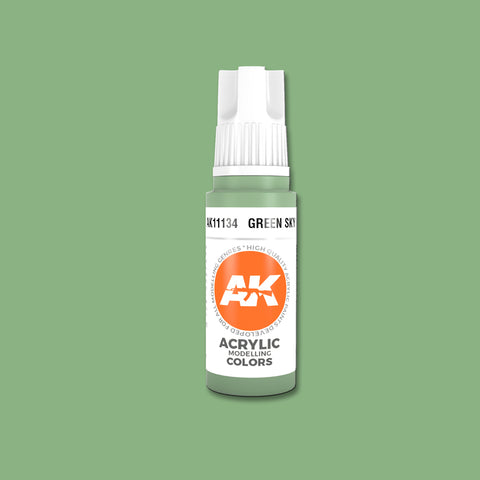 AKI Green Sky 3G Acrylic Paint 17ml Bottle