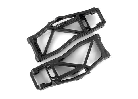 TRAXXAS Suspension arms, lower, black Widemaxx