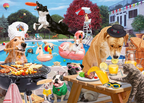 1000-PIECE Dog Days of Summer PUZZLE