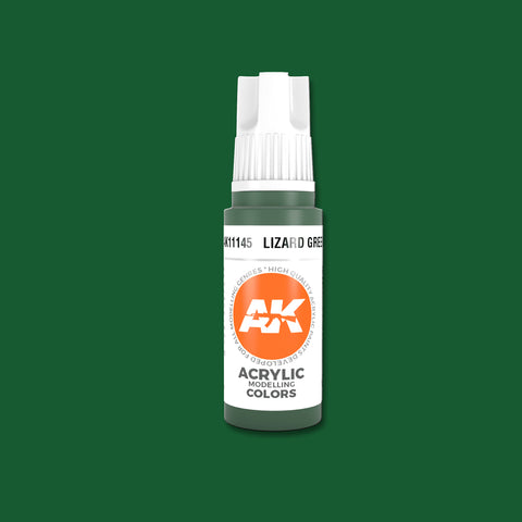 AKI Lizard Green 3G Acrylic Paint 17ml Bottle