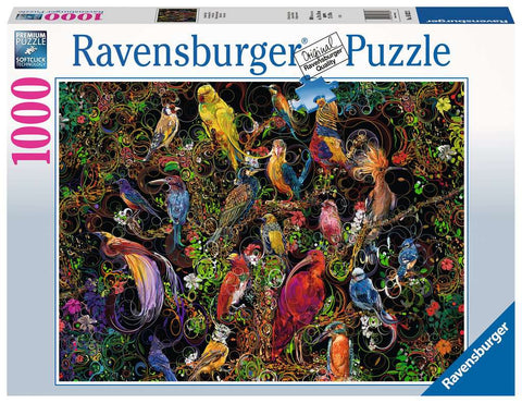 1000-PIECE Birds of Art PUZZLE