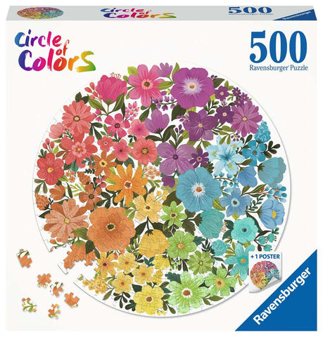 500-PIECE Flowers  PUZZLE