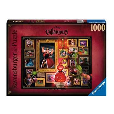 1000-PIECE Disney Villainous: Queen of Hearts PUZZLE