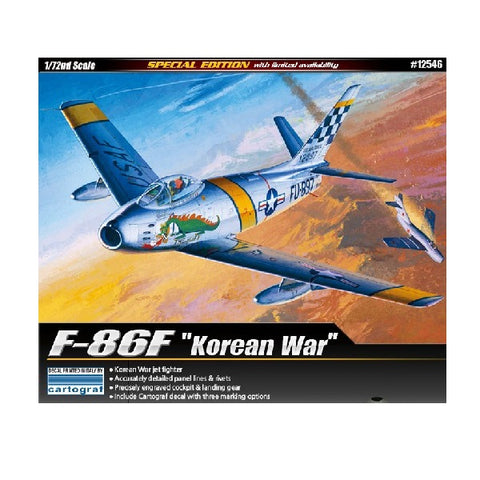 ACADEM  1/72 F86F Korean War USAAF Fighter