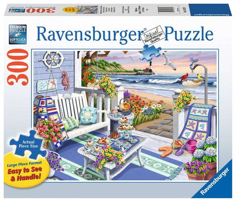 300-LARGE-PIECE Seaside Sunshine PUZZLE