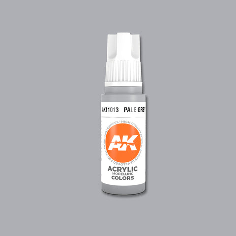 AKI Pale Grey 3G Acrylic Paint 17ml Bottle