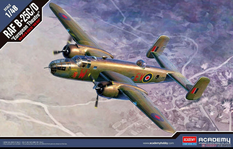 ACADEMY 1/48 B-25C/D "European Theatre" RAF