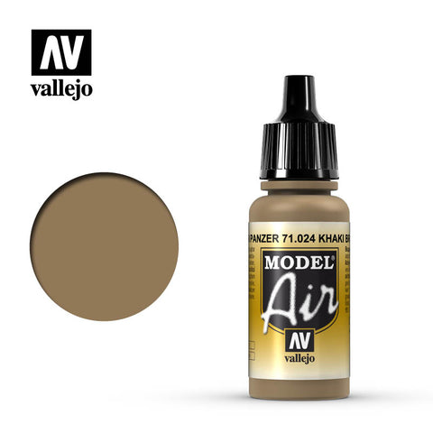 VALLEJO 17ML Khaki Brown Model Air