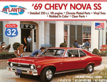 ATLANTIS 1/32 1969 Chevy Nova SS Route 32 Car