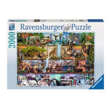 2000-PIECE Wild Kingdom Shelves PUZZLE