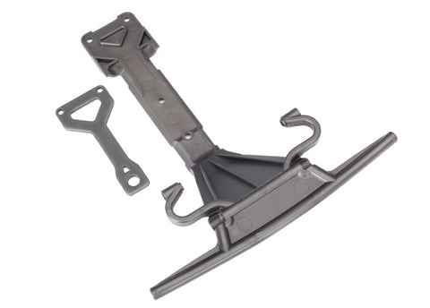 TRAXXAS Skidplate, front (plastic)/ support plate (steel)