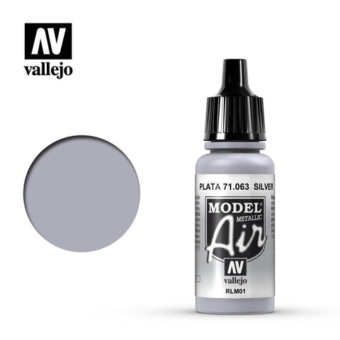 VALLEJO 17ml Silver RLM01 Model Air