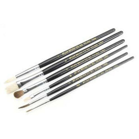 ATLAS BRUSH #FA-002 Assorted Brushes (6)