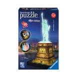 3D-PUZZLES Statue of Liberty NIGHT PUZZLE