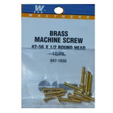 SCREW ROUND HEAD 2-56 1/2"